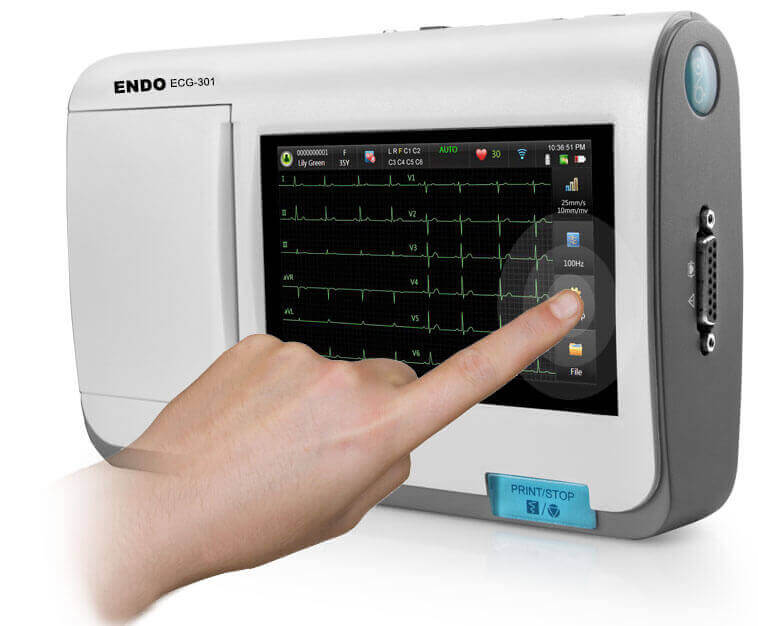 ECG / Electrocardiograph 3 Channel, ECG-301