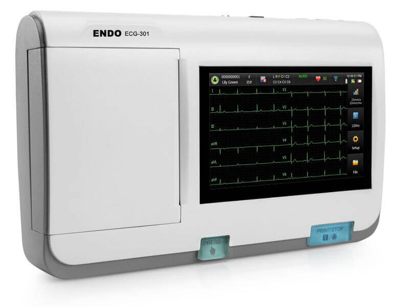 ECG / Electrocardiograph 3 Channel, ECG-301